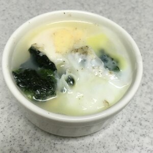電子レンジで ほうれん草と卵のココット レシピ 作り方 By Kumiko3 楽天レシピ